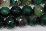 CAG4657 15.5 inches 8mm faceted round fire crackle agate beads