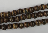 CAG4740 15 inches 6mm round tibetan agate beads wholesale