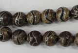 CAG4752 15 inches 10mm round tibetan agate beads wholesale