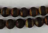 CAG4758 15 inches 10mm round tibetan agate beads wholesale