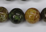 CAG4837 15 inches 18mm round dragon veins agate beads wholesale