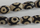 CAG5090 15.5 inches 8*12mm drum tibetan agate beads wholesale