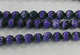 CAG5139 15 inches 6mm faceted round tibetan agate beads wholesale