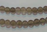 CAG5240 15.5 inches 6mm round Brazilian grey agate beads wholesale