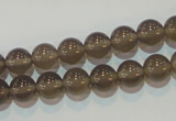 CAG5241 15.5 inches 8mm round Brazilian grey agate beads wholesale