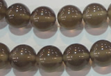 CAG5243 15.5 inches 12mm round Brazilian grey agate beads wholesale