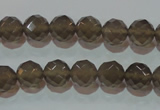 CAG5248 15.5 inches 10mm faceted round Brazilian grey agate beads