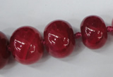 CAG5423 8*12mm – 20*30mm rondelle dragon veins agate beads