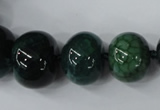 CAG5427 8*12mm – 20*30mm rondelle dragon veins agate beads