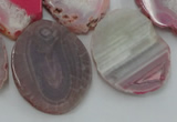 CAG5470 15.5 inches 22*25mm - 35*40mm freeform agate gemstone beads