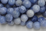 CAG553 16 inches 10mm round blue agate gemstone beads wholesale