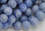 CAG554 16 inches 12mm round blue agate gemstone beads wholesale