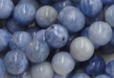 CAG555 16 inches 14mm round blue agate gemstone beads wholesale