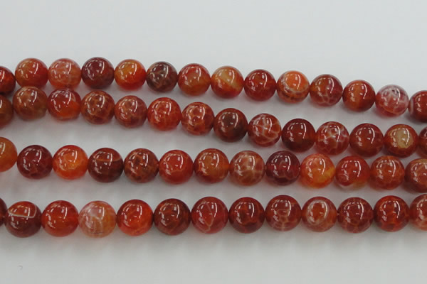 CAG5564 15.5 inches 12mm round natural fire agate beads wholesale