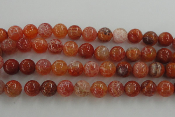 CAG5565 15.5 inches 14mm round natural fire agate beads wholesale