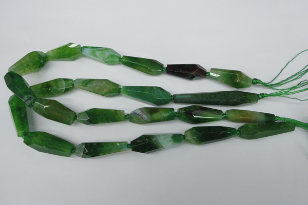 CAG5573 15 inches 15*25mm - 15*45mm faceted nuggets agate beads