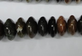 CAG5641 15 inches 7*14mm rondelle agate gemstone beads wholesale