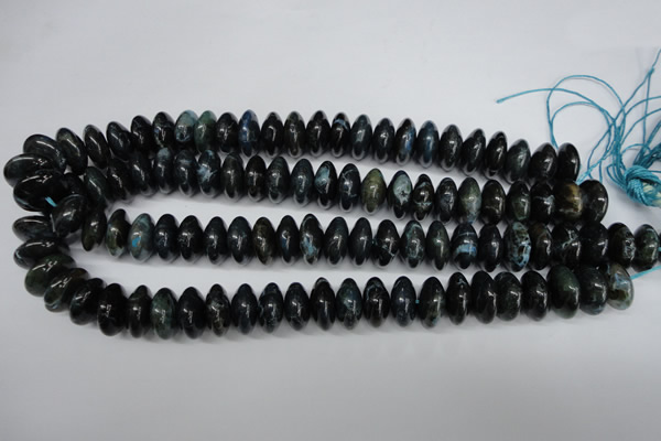 CAG5643 15 inches 8*16mm rondelle agate gemstone beads wholesale