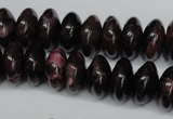 CAG5644 15 inches 8*16mm rondelle agate gemstone beads wholesale