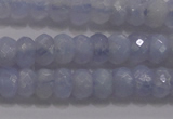 CAG5993 15.5 inches 4*6mm faceted rondelle blue lace agate beads