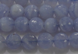 CAG5997 15.5 inches 8mm faceted round blue lace agate beads