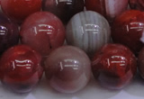 CAG6114 15.5 inches 12mm round south red agate gemstone beads