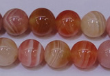 CAG6342 15 inches 8mm round red botswana agate beads wholesale