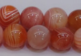 CAG6344 15 inches 12mm round red botswana agate beads wholesale