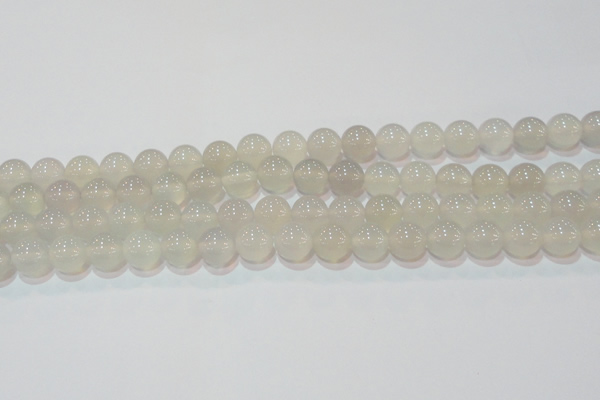 CAG6503 15.5 inches 10mm round Brazilian white agate beads