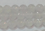 CAG6513 15.5 inches 10mm faceted round Brazilian white agate beads