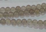 CAG6531 15.5 inches 4mm round Brazilian grey agate beads