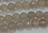 CAG6536 15.5 inches 6mm faceted round Brazilian grey agate beads