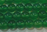 CAG6604 15.5 inches 6mm round green agate gemstone beads