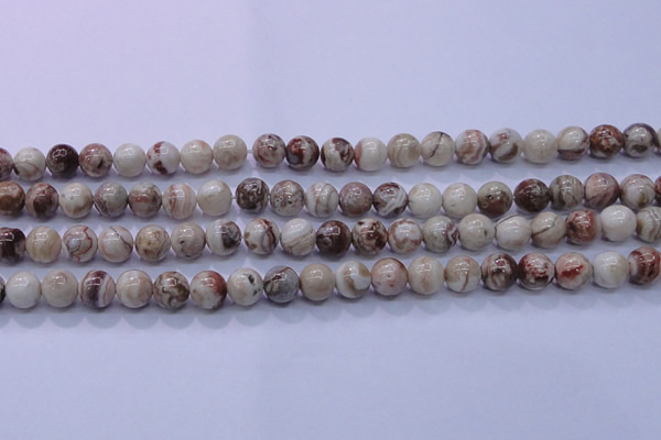 CAG6661 15.5 inches 6mm round Mexican crazy lace agate beads