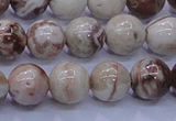 CAG6662 15.5 inches 8mm round Mexican crazy lace agate beads