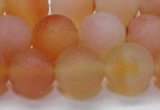 CAG6691 15 inches 10mm round multicolor pilates agate beads