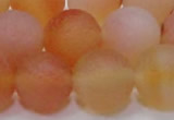 CAG6693 15 inches 14mm round multicolor pilates agate beads