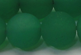 CAG6736 15 inches 20mm round green pilates agate beads