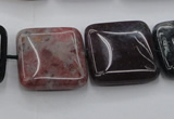 CAG6779 15.5 inches 14*14mm square Indian agate beads wholesale