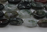 CAG6788 15.5 inches 8*10mm oval Indian agate beads wholesale