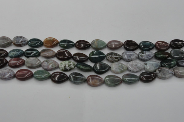 CAG6801 15.5 inches 10*14mm flat teardrop Indian agate beads