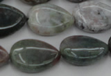 CAG6804 15.5 inches 15*20mm flat teardrop Indian agate beads