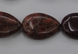 CAG6807 15.5 inches 18*25mm flat teardrop Indian agate beads