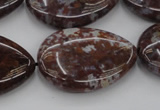 CAG6808 15.5 inches 22*30mm flat teardrop Indian agate beads