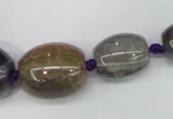 CAG6868 15.5 inches 12*14mm - 25*30mm drum dragon veins agate beads