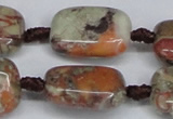 CAG7031 15.5 inches 15*20mm rectangle ocean agate gemstone beads