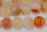 CAG7133 15.5 inches 10mm round red agate gemstone beads