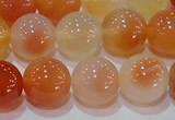 CAG7135 15.5 inches 14mm round red agate gemstone beads