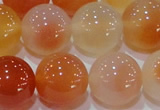 CAG7136 15.5 inches 16mm round red agate gemstone beads