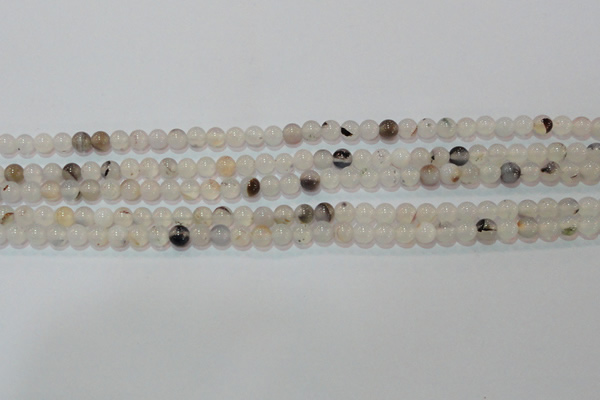 CAG7140 15.5 inches 4mm round Montana agate gemstone beads